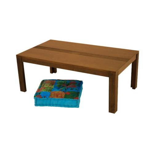 Table Basse Rectangulaire Bois Massif Siguiri - Exotique