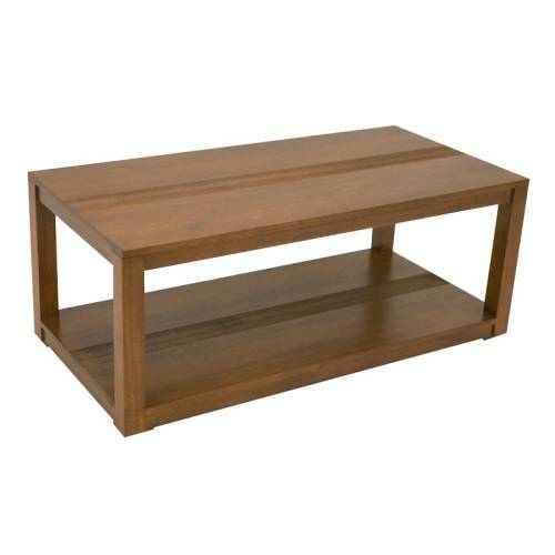 Petite Table Basse Rectangulaire Bois Massif Siguiri - Exotique