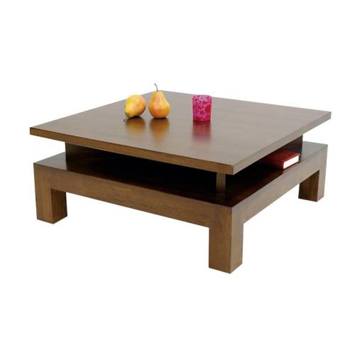 Table Basse Surélevée Bois Massif d' Oméga - Contemporain