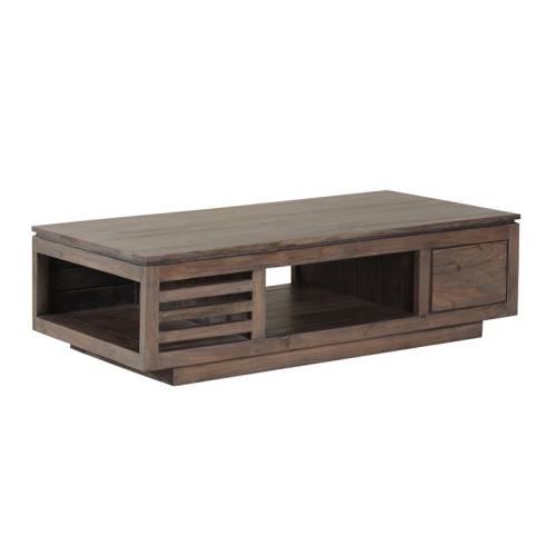 Table Basse Design Tara Grisée Acacia - Exotique