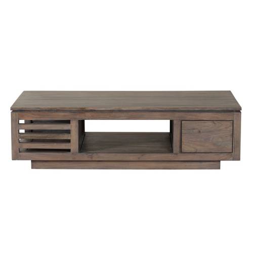 Table Basse Design Tara Grisée Acacia - Exotique