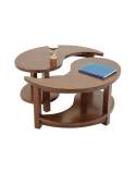 Table Basse Ying Yang Chine Hévéa - meuble bois exotique