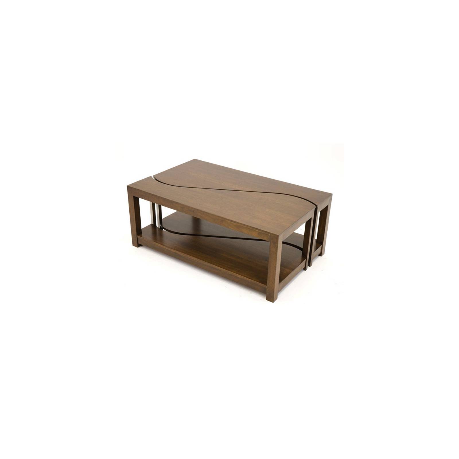 Table Basse Ying Yang S/2 Hévéa