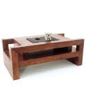 Table Basse Palissandre Zen - meuble en bois exotique