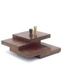 Table Basse Escalier Palissandre Zen - meuble en bois massif