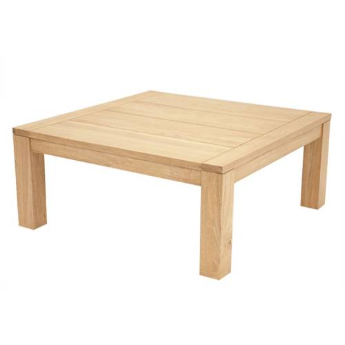 Table Basse Carrée Bois Massif Broadway - Contemporain