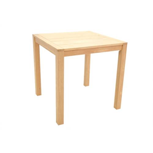 Table de Bar Carrée Bois Massif Broadway - Contemporain