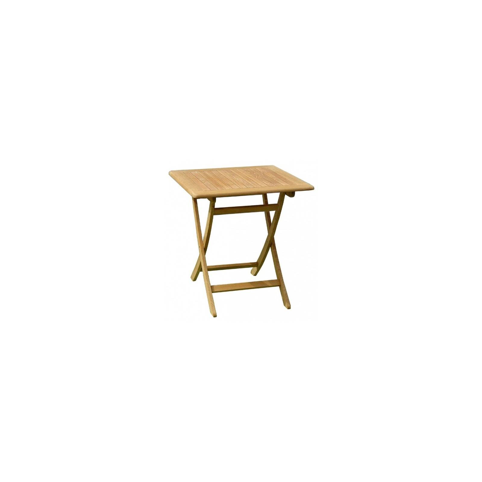 Table De Repas Carré Pliante Taman Teck Recyclé - meuble de jardin