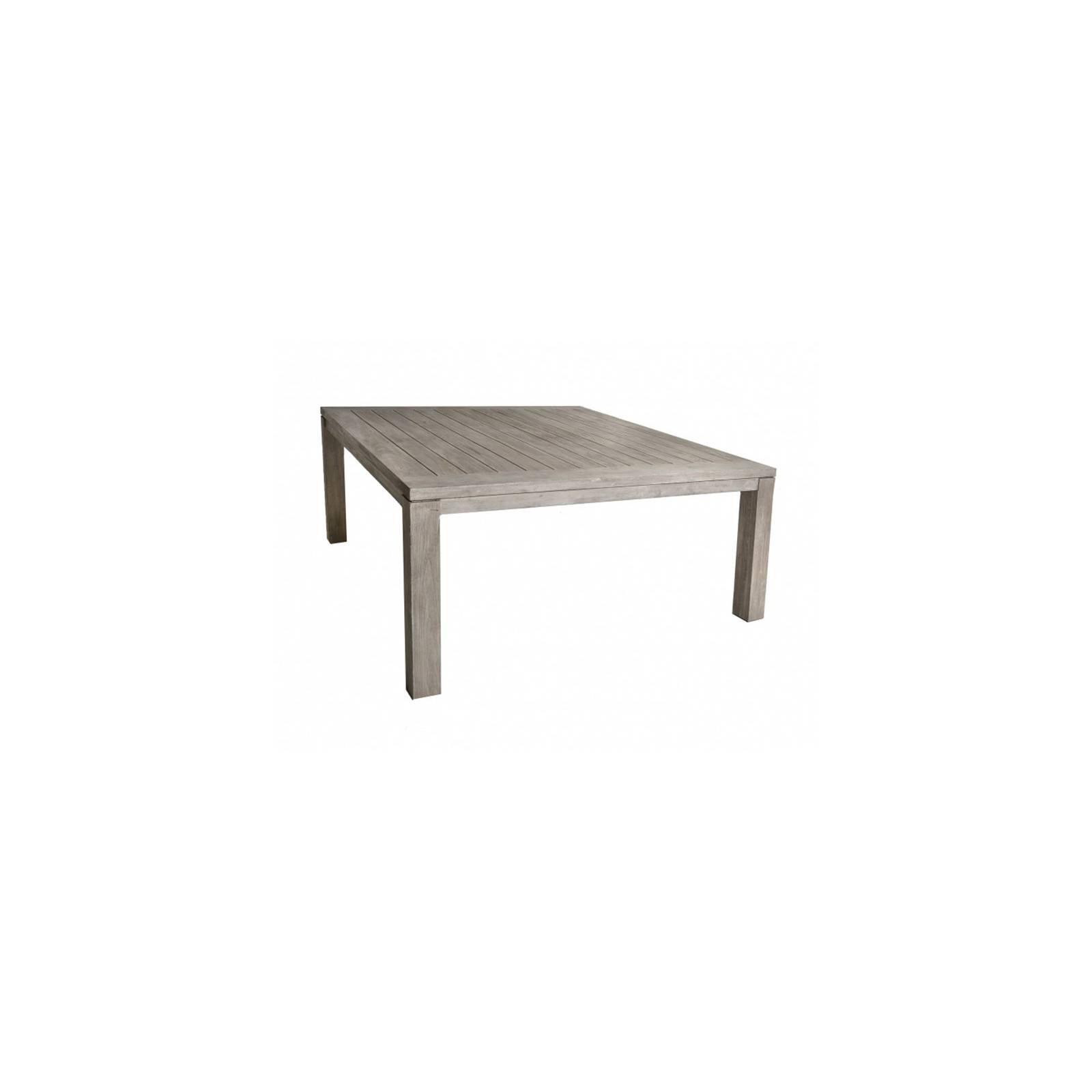 Table De Repas Carrée Grisée Taman Teck Recyclé - meuble de jardin