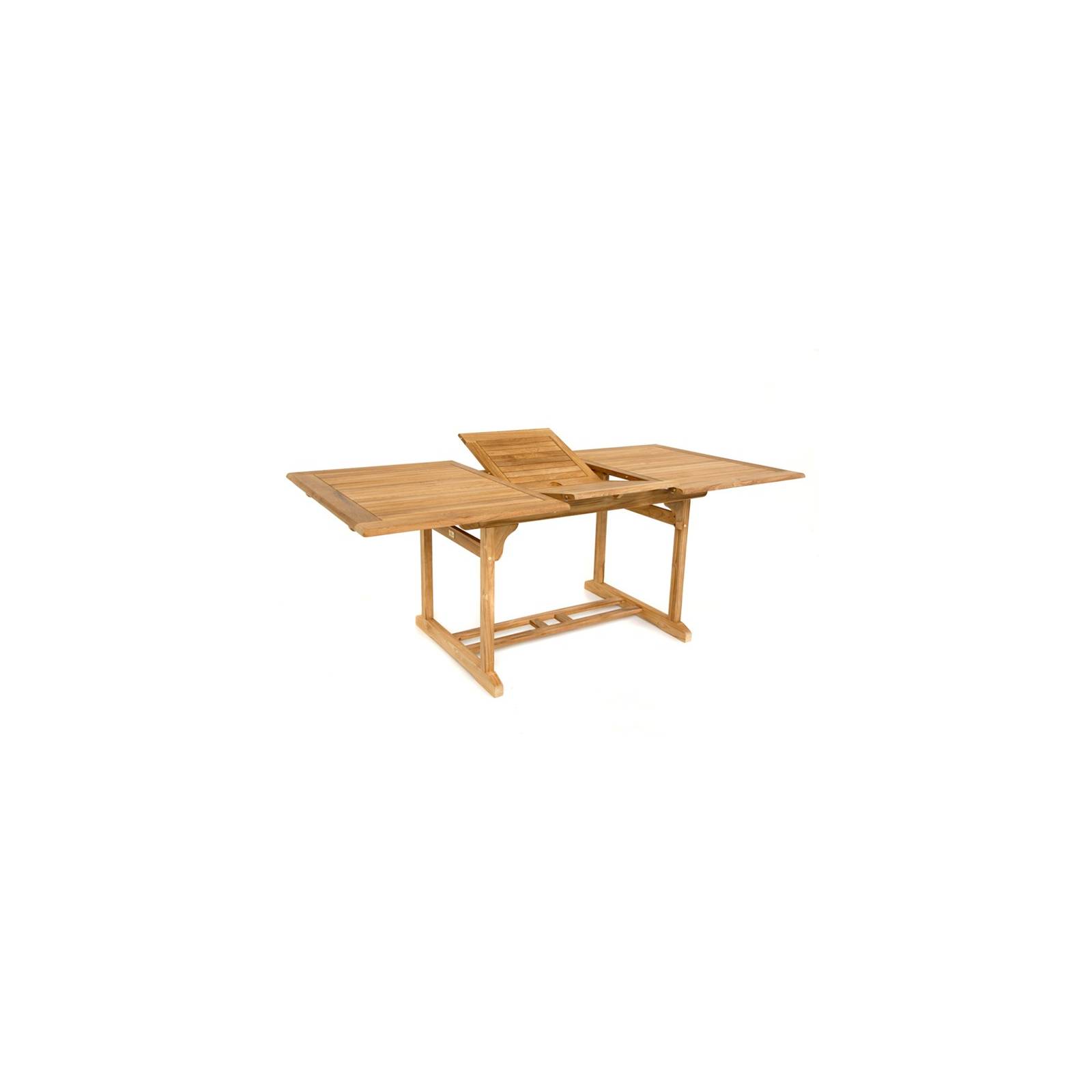 Table De Repas Rallonges Taman Teck Recyclé - meuble de jardin