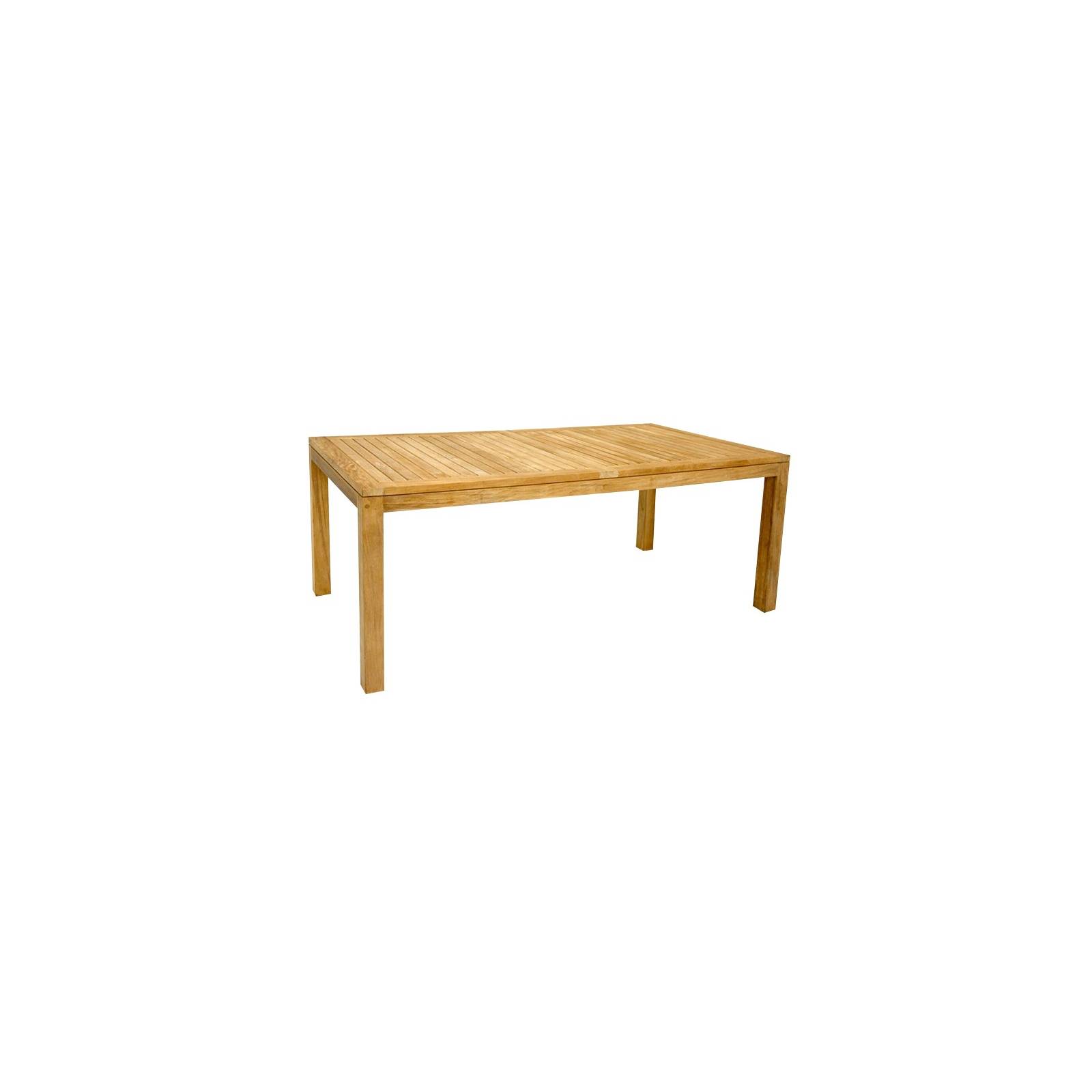 Table De Repas Rectangulaire Taman Teck Recyclé - meuble de jardin