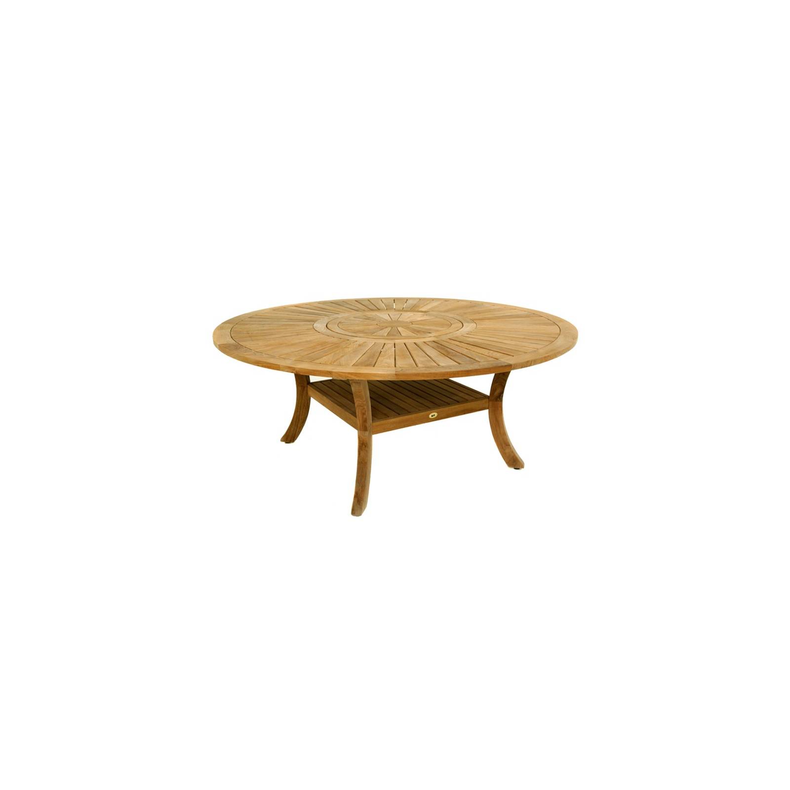 Table De Repas Ronde Taman Teck Recyclé - meuble de jardin