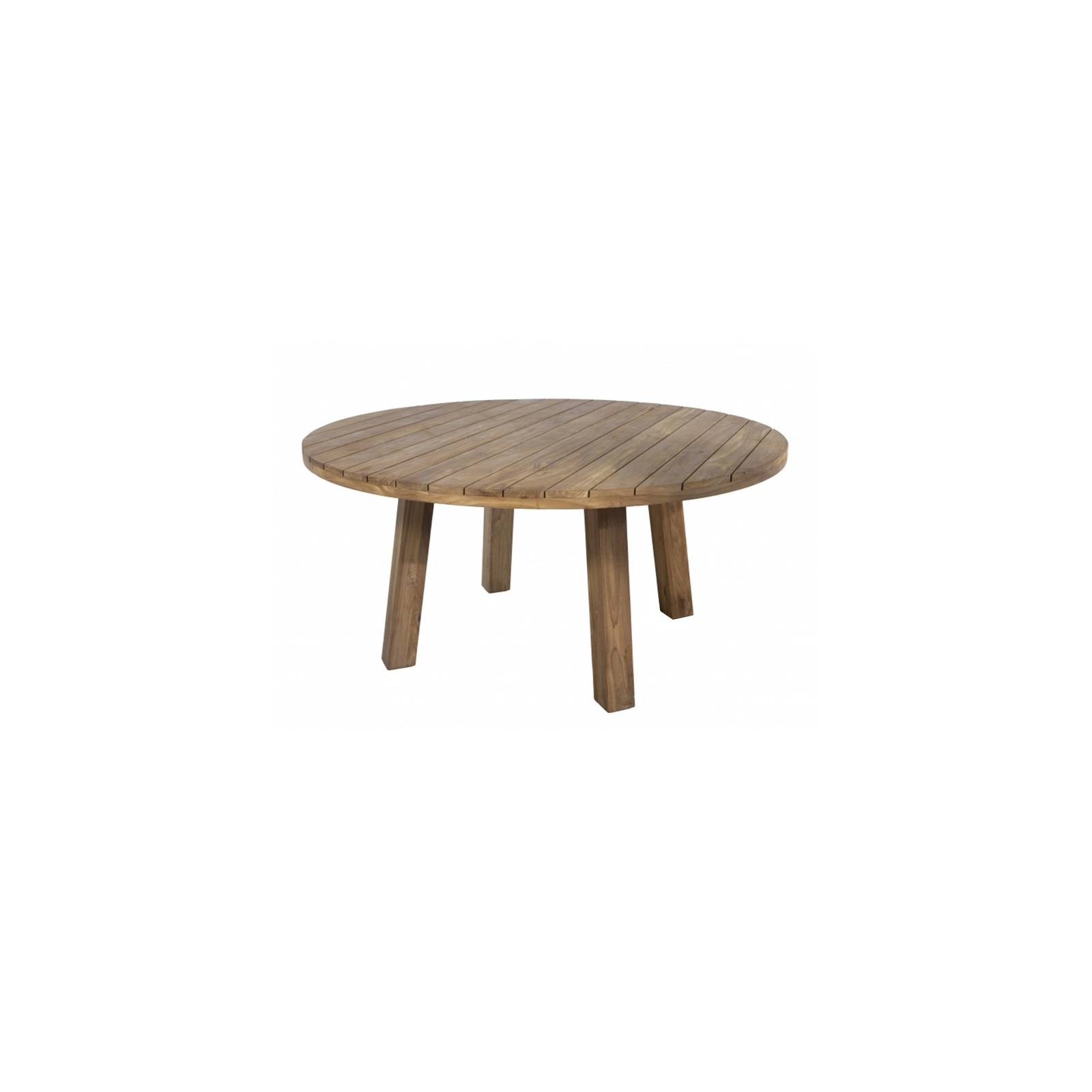 Table De Repas Ronde Taman Teck Recyclé - meuble de jardin