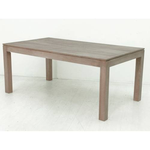 Table de Repas Rectangulaire Bois Massif Montréal - Contemporain