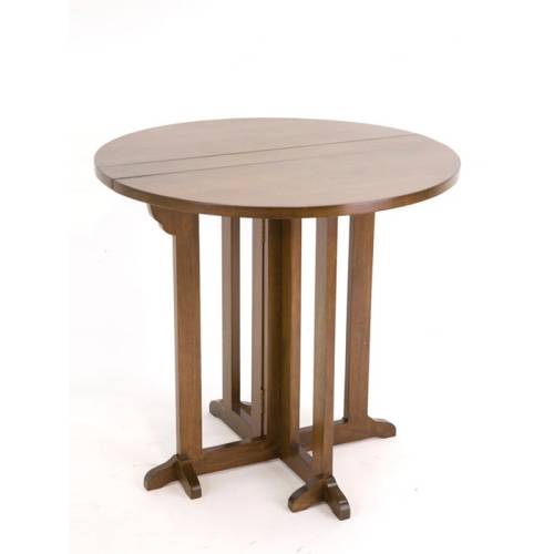 Table Ronde Pliante Bois Massif Tradition - Classique chic