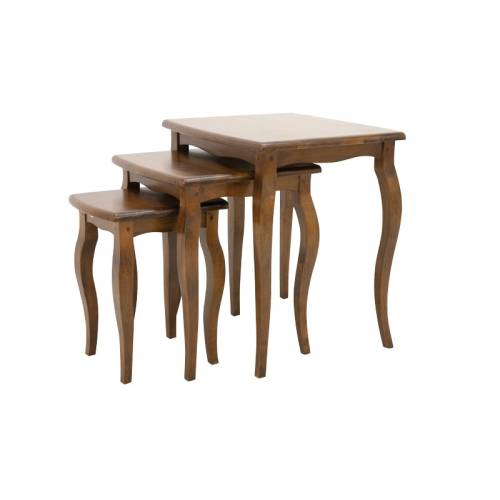 Sellettes Gigognes Bois Massif Romance - Classique chic