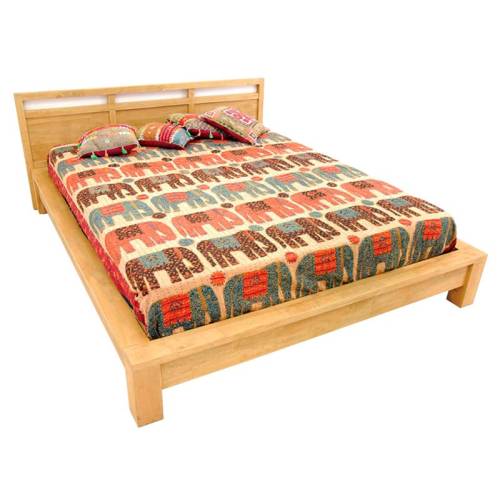 Tête de Lit 140 CM Bois Massif Oméga - Contemporain