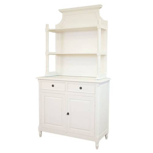 Buffet Vaisselier Bois Massif Charme - Classique chic