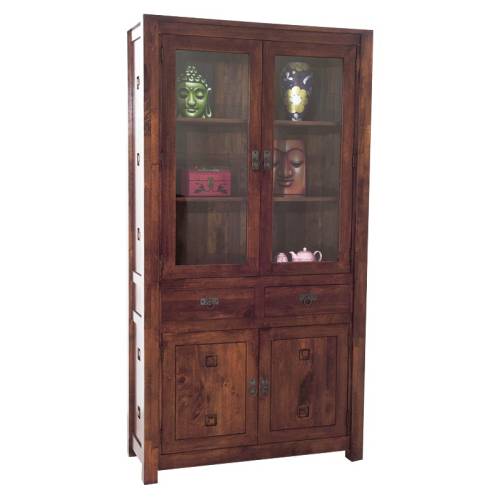 Grande Vitrine Bois Massif Tanoa - Exotique