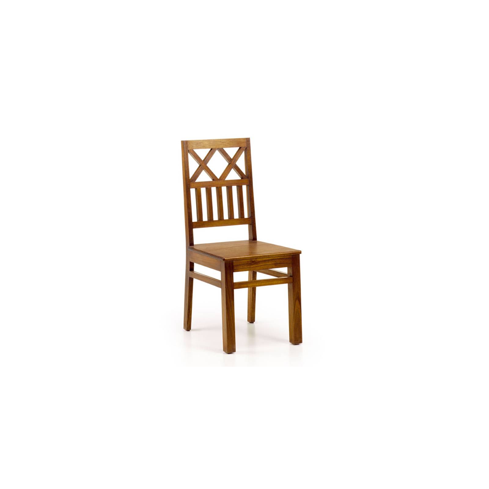 Chaise Croisillons Tali Mindy - meuble bois exotique