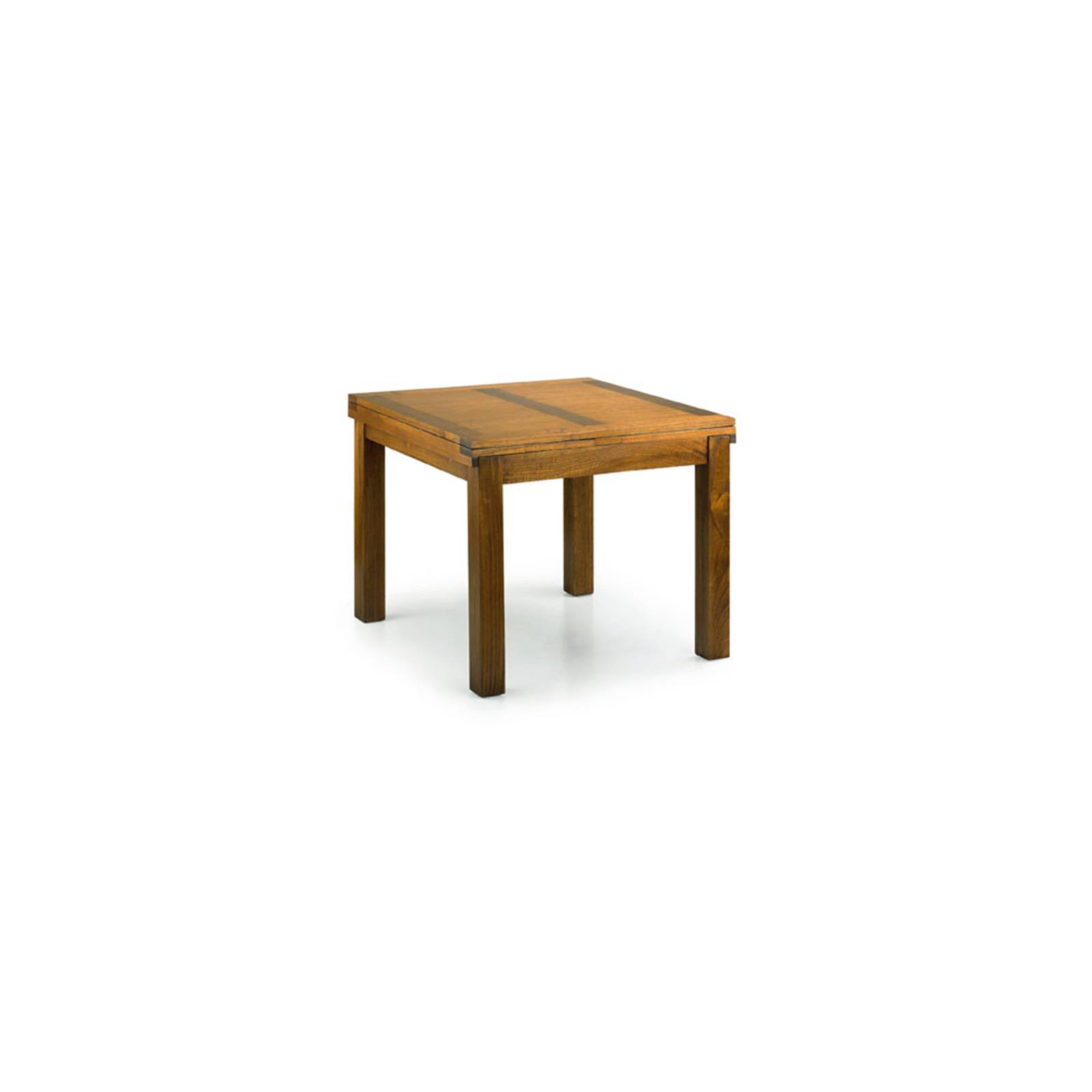 Table De Repas Carrée Rallonge Tali Mindy - meuble bois exotique