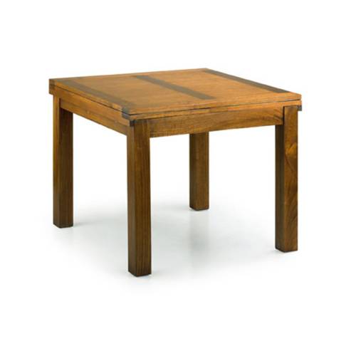 Table De Repas Carrée Rallonge Tali Mindy - meuble bois exotique
