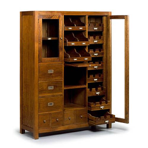 Armoire À Vin Tali Mindy - meuble bois exotique