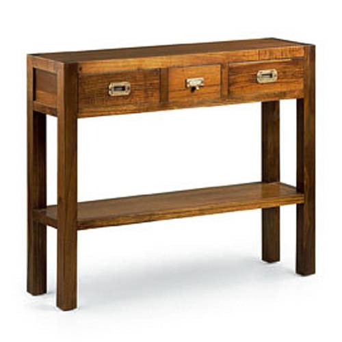 Console Trois Tiroirs Tali Mindy - meuble bois exotique