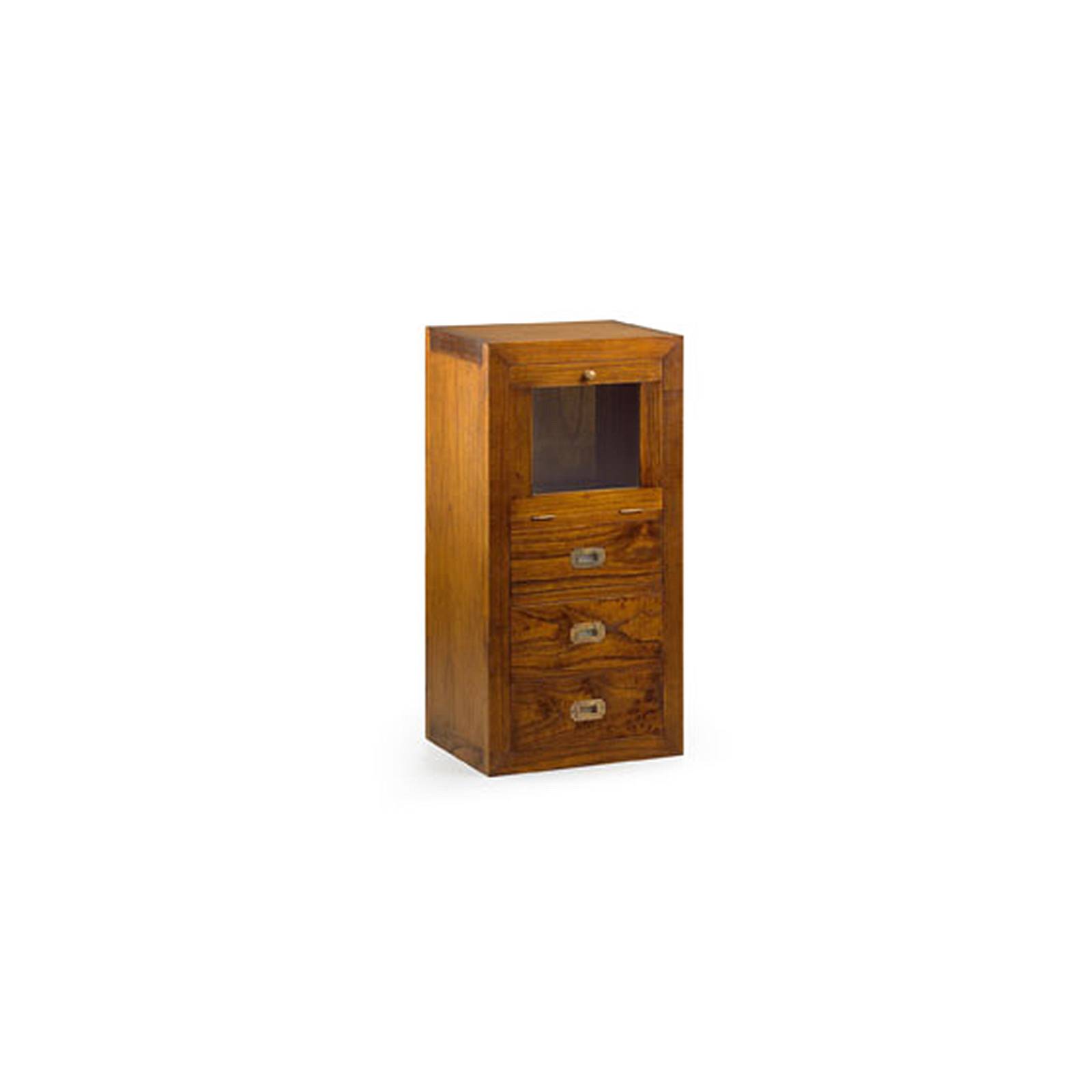 Élément Bibliothèque Haut Tali Mindy - meuble bois exotique