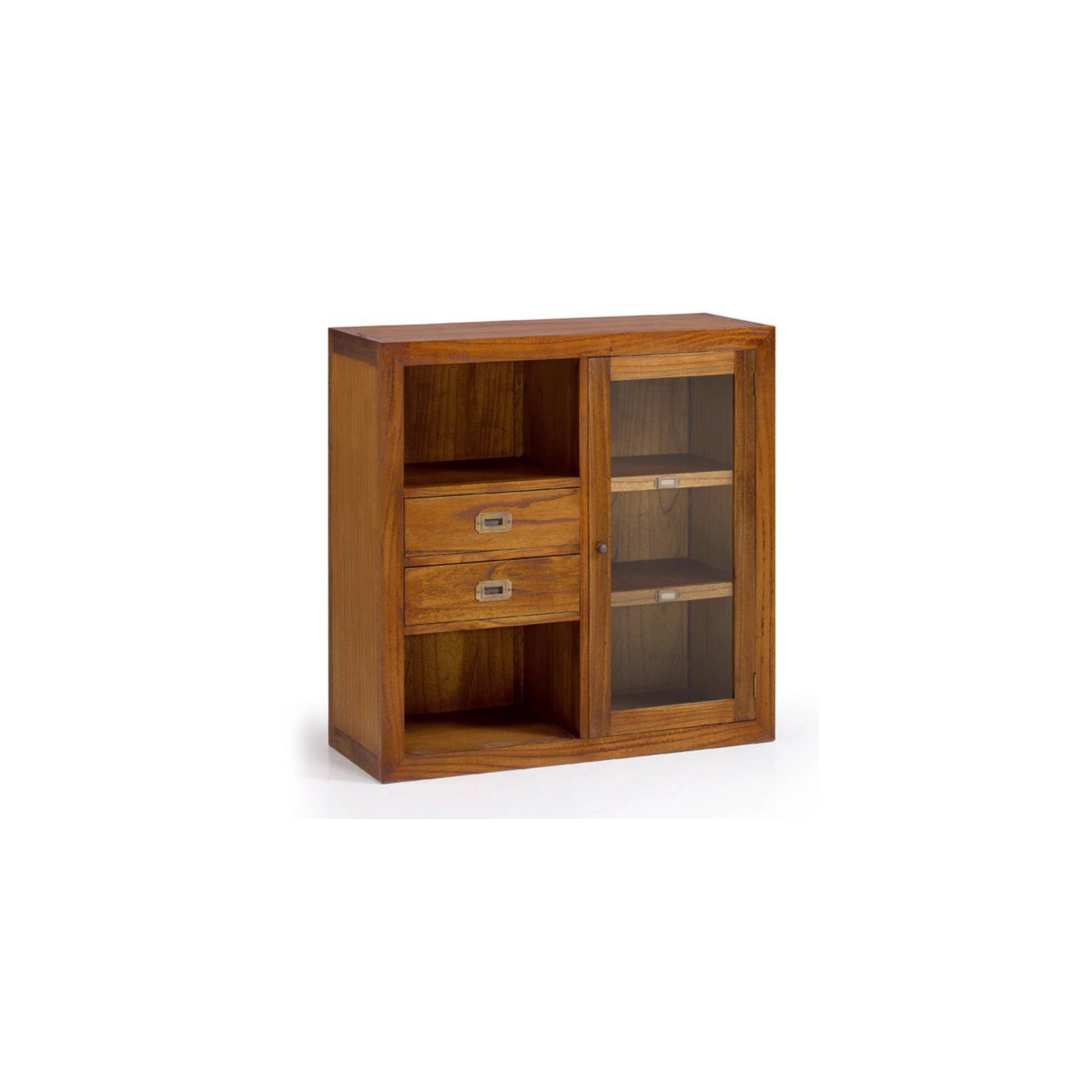 Élément Bibliothèque Mixte Tali Mindy - meuble bois exotique