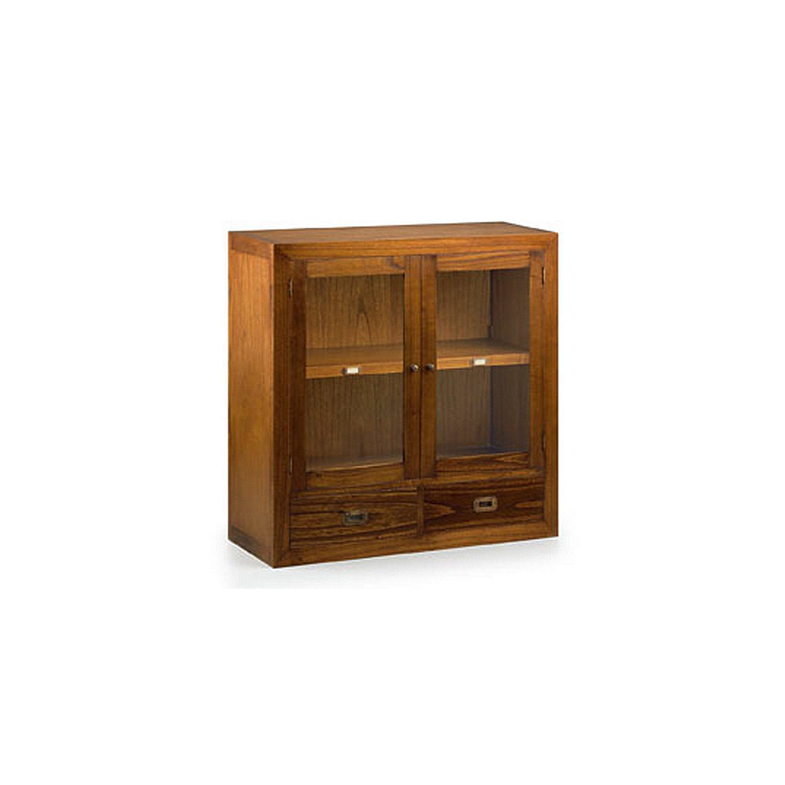 Élément Bibliothèque Vitré Tali Mindy - meuble bois exotique