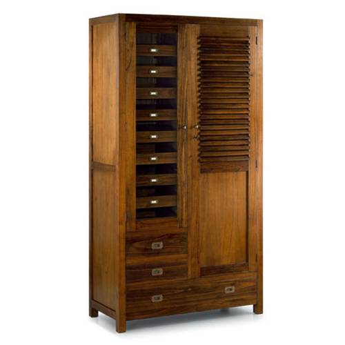 Armoire Tiroirs Tali Mindy - meuble bois exotique