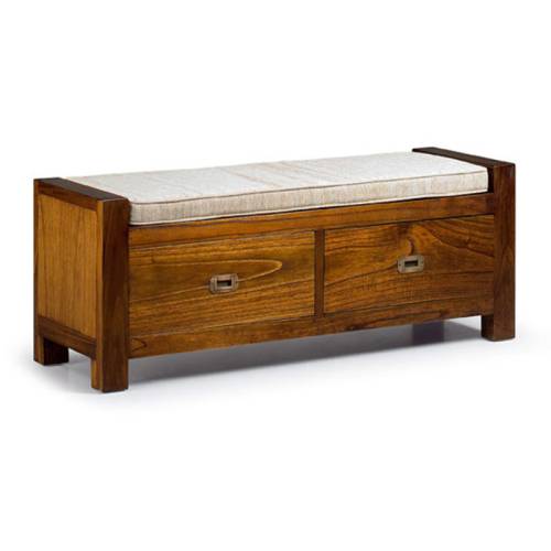 Banc Tiroirs Tali Mindy - meuble bois exotique