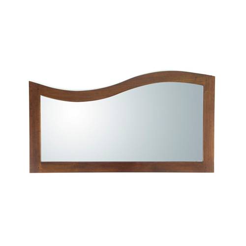 Miroir Vague Bois Massif Océania - Exotique