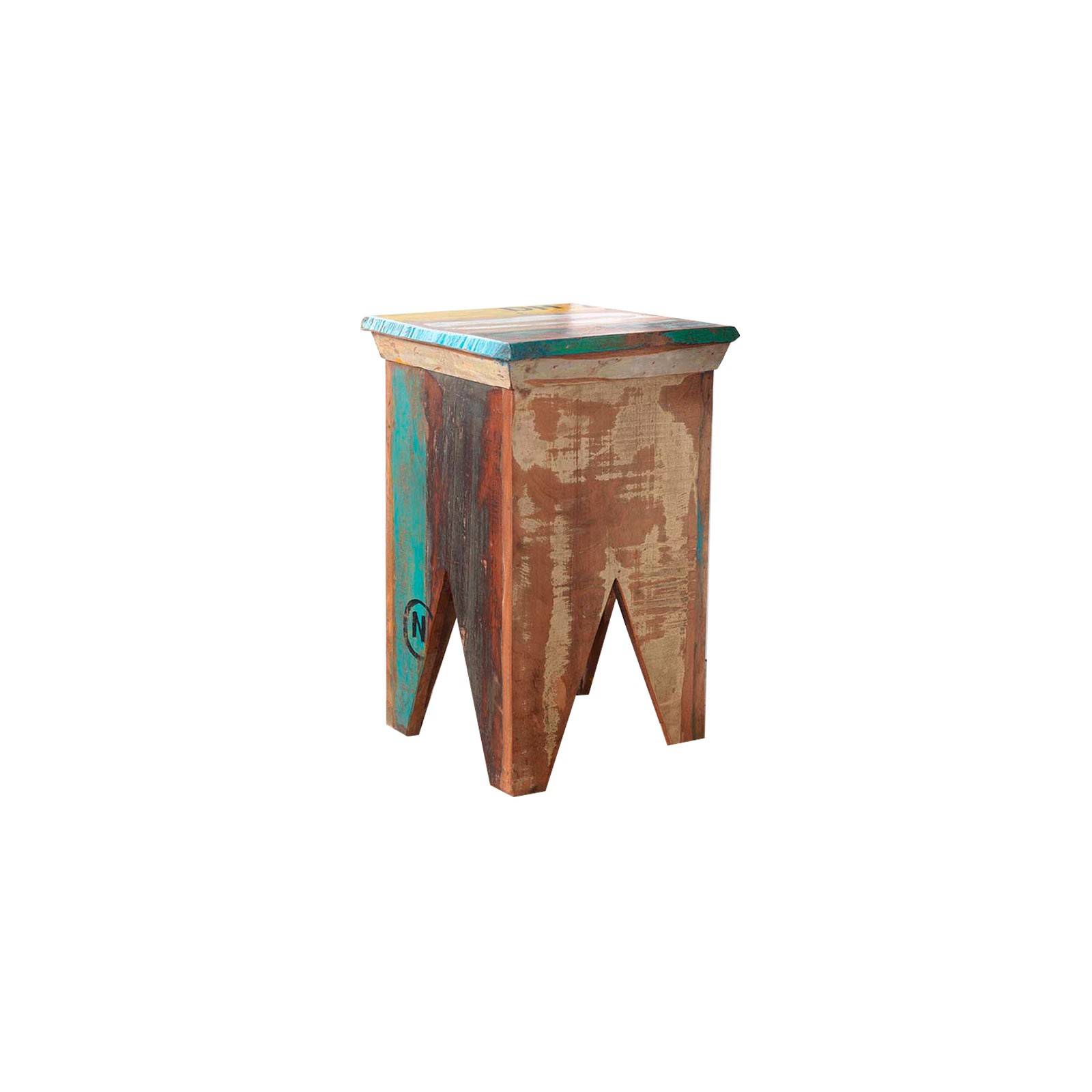 Tabouret Teck Origine. Achat de meuble en bois massif.