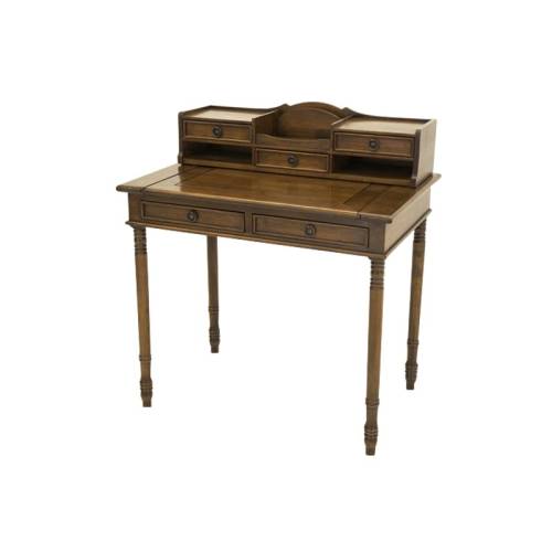 Bureau en Bois Massif Style Vintage Charme - Classique chic
