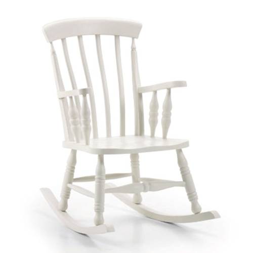 Fauteuil Rocking chair - Sydney Acajou - Classique chic
