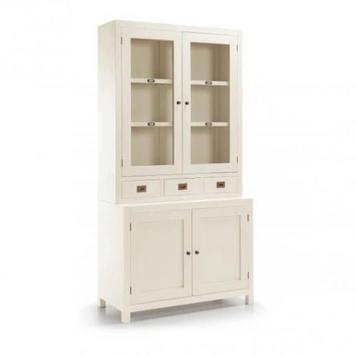 Buffet vaisselier Sydney Acajou - Classique chic