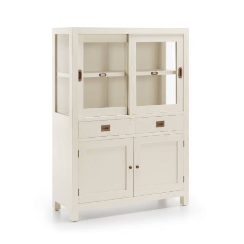 Buffet haut petit modèle Sydney Acajou - Classique chic