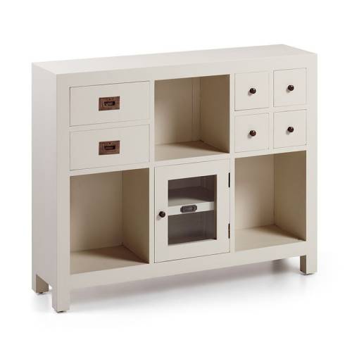 Meuble de rangement Sydney Acajou - Classique chic