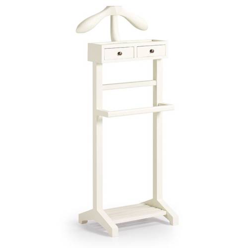 Valet de chambre blanc - Sydney Acajou - Classique chic