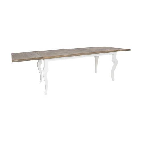 Table de salle rallonge tradition Victoria Pin - Classique chic