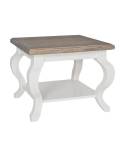 Table basse carrée Queen Victoria Pin Massif - Table basse bois massif