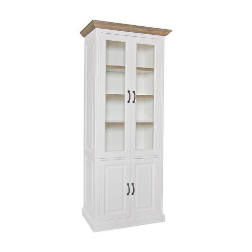 Vitrine Oakdale Victoria Pin Massif - Meuble en bois massif