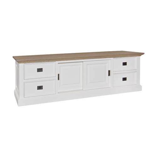 Meuble Tv Oakdale GM Victoria Pin Massif - Salon bois massif