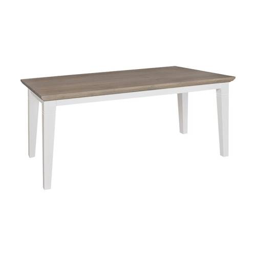 Table rectangulaire pied fuseau 220 cm Victoria Pin - Classique chic