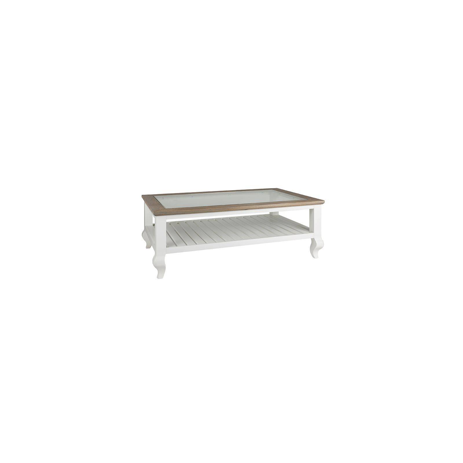Table basse rectangulaire Royal Victoria Pin Massif - Achat table basse