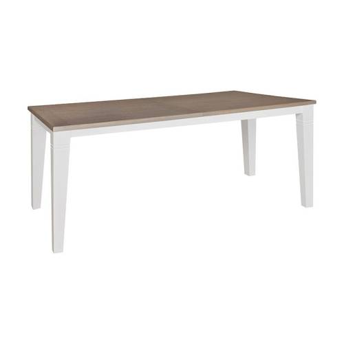 Table rectangulaire pied fuseau 180 cm Victoria Pin - Classique chic
