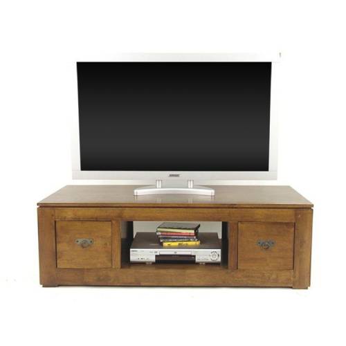 Meuble TV en Bois Massif Oméga - Contemporain