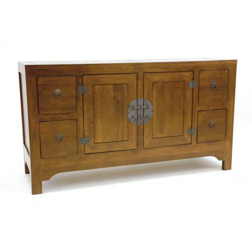 Petit Buffet Bois Massif Chine - Exotique